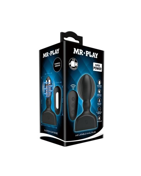 inflatable butt plug with remote control mr. play