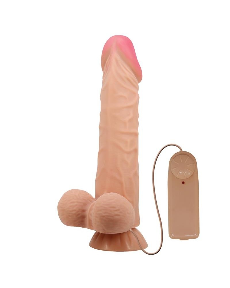 sliding peau vibrant dildo with remote control 24 cm