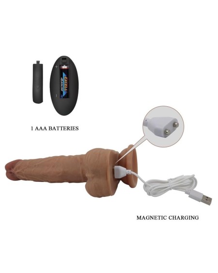 jonathan dildo with vibration and thrusting with remote control