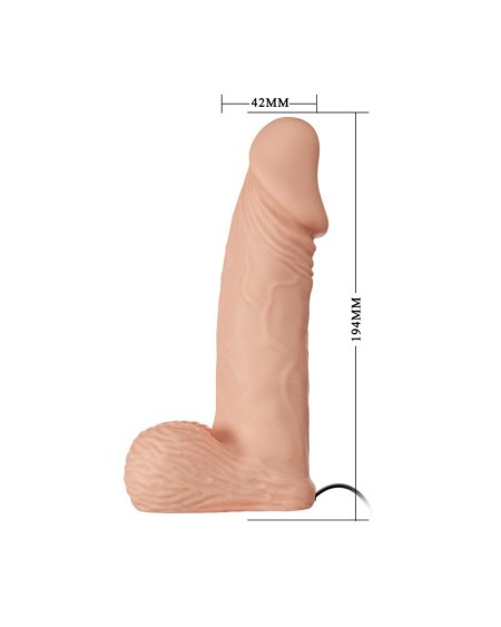 ultra strap on vibrant réaliste dildo 7.6