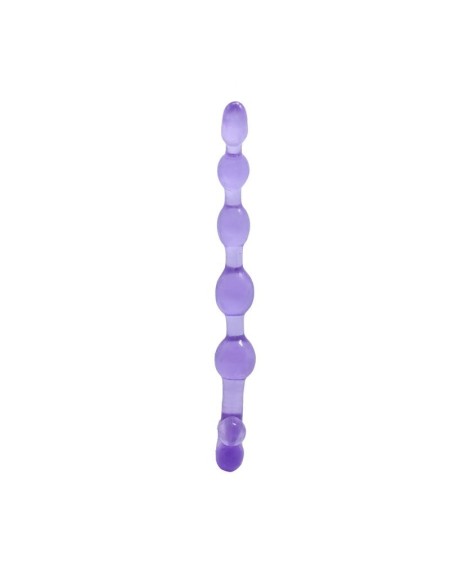bendy twist anal beads violet
