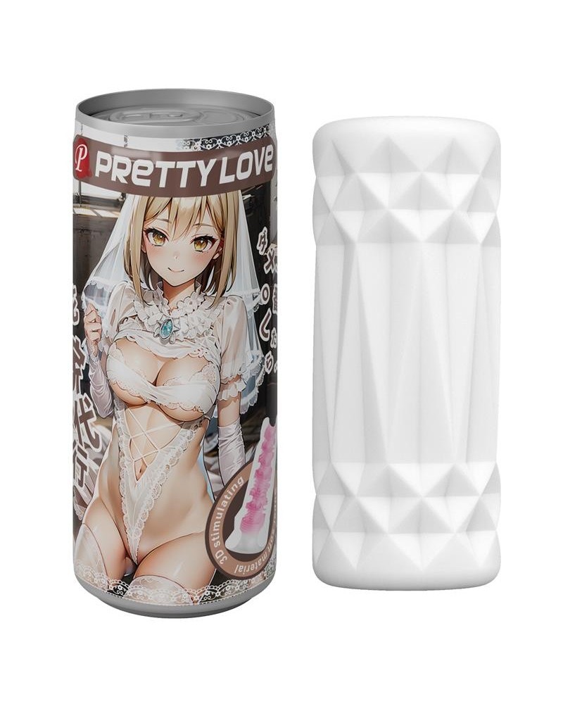 3d can shaped male masturbator