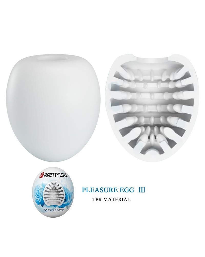 masturbator egg pleasure egg iii white