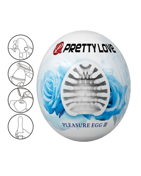 masturbator egg pleasure egg iii white
