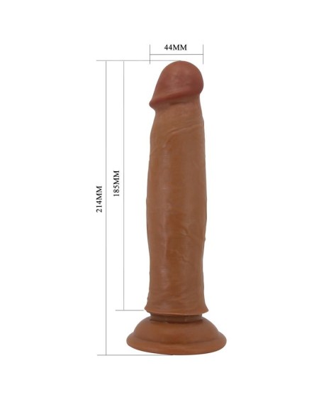 sliding peau réaliste dildo 21.4 cm