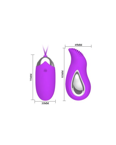 pretty love vibrador a control remoto eden cl40