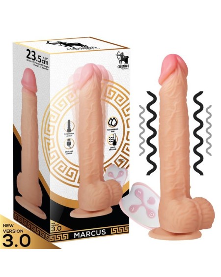 marcus réaliste vibrant dildo with remote