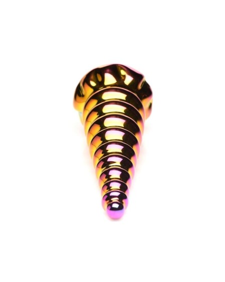 twilinght rainbow borosilicate glass dildo