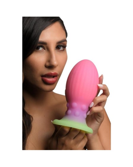 glow-in-the-dark silicone xeno egg xl 6.9
