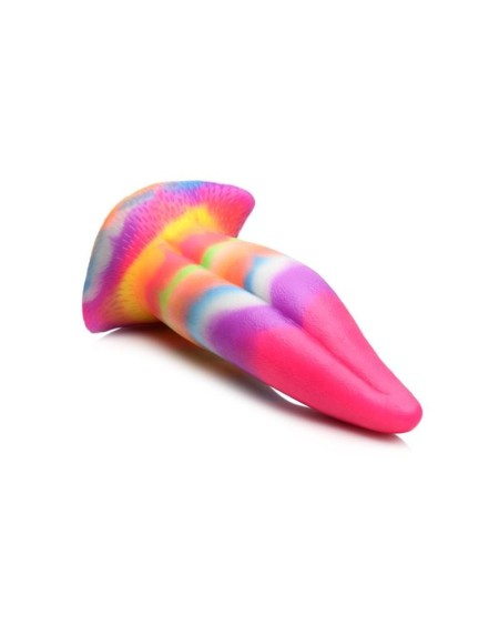 glow-in-the-dark unicorn tongue dildo 8.4