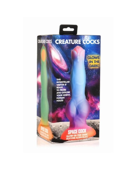 glow-in-the-dark alien dildo 8.5