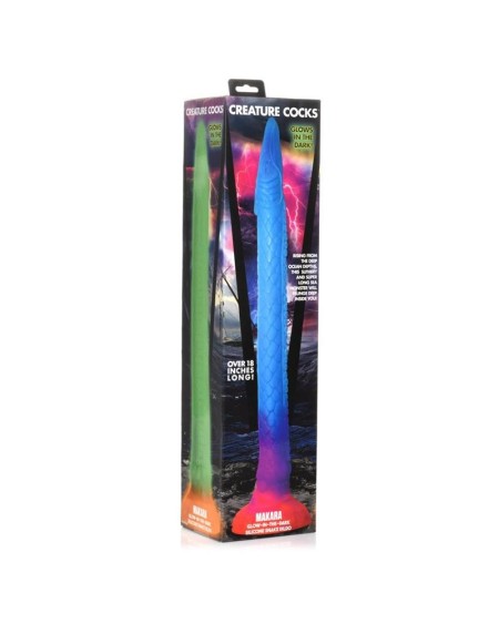 glow-in-the-dark dragon anal dildo