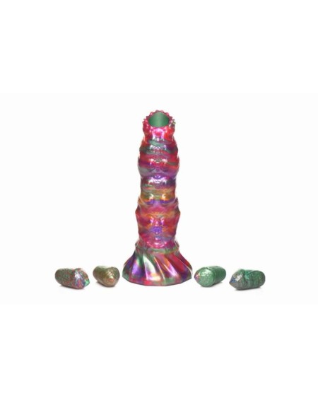 ovipositor dildo with 4 silicone eggs 9