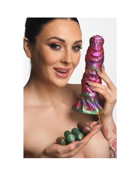 ovipositor dildo with 4 silicone eggs 9
