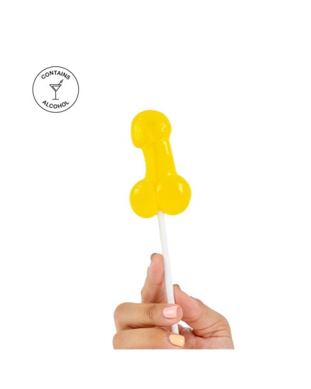 penis shaped lollipop pia colada flavor with alcohol