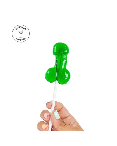 penis shaped lollipop mojito flavor with alcohol