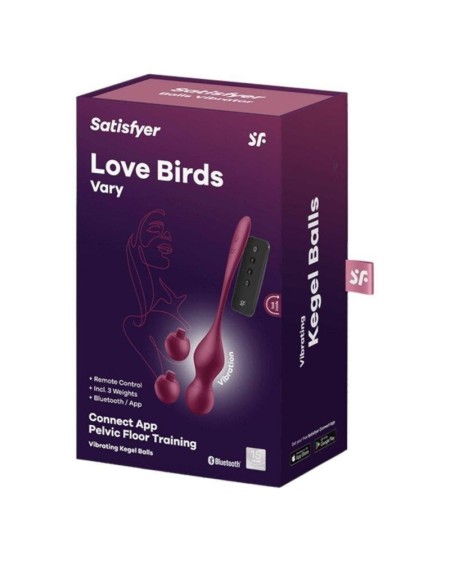 love birds vary connect app wine red