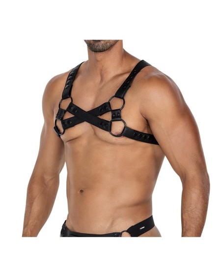 h4rness06 chest hrness 4way noir one size