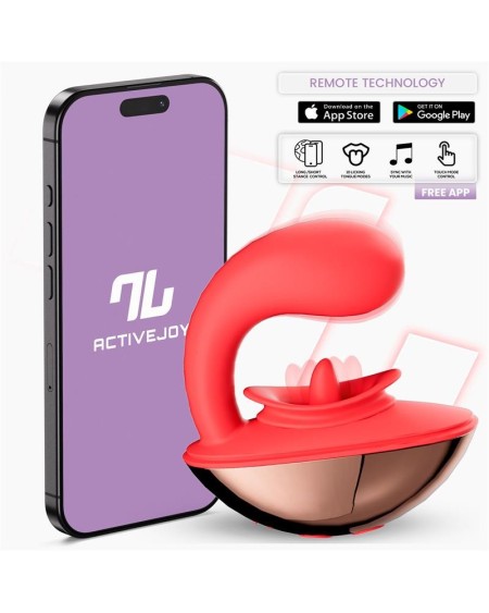rondy vibrant and licking tongue stimulator with app