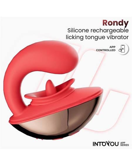 rondy vibrant and licking tongue stimulator with app