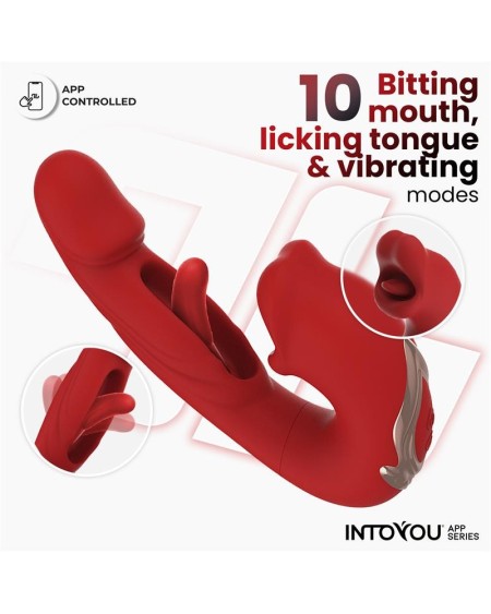 mouty vibe with biting and flipping with app