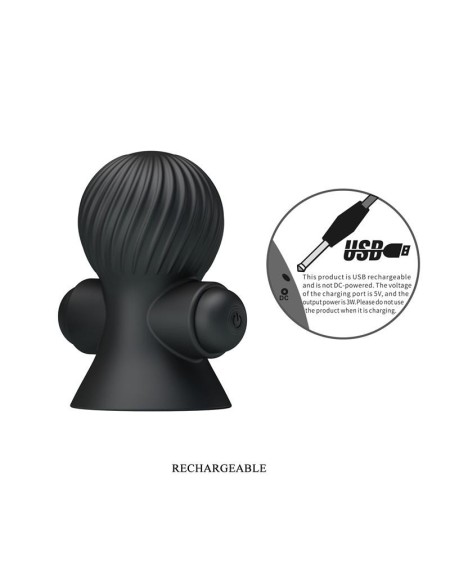 nipple sucker with vibration noir