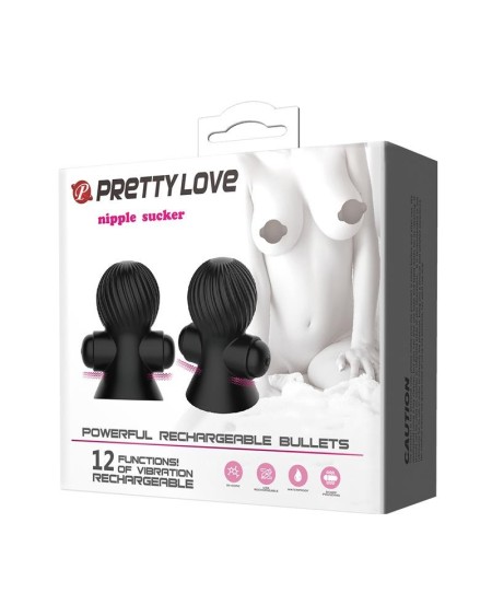 nipple sucker with vibration noir