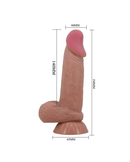 sliding peau dildo bendable 8,1