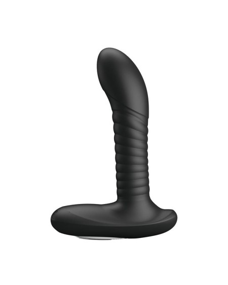 anal masager with rolling beads noir