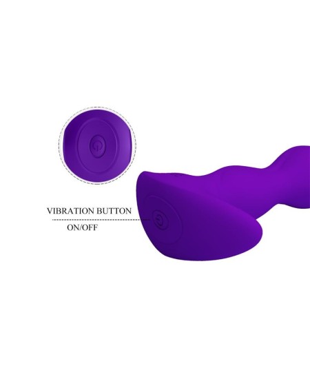 yale butt plug with vibration violet