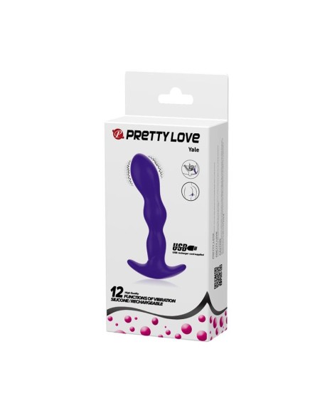 yale butt plug with vibration violet