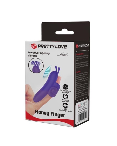 finger vibrator snail violet