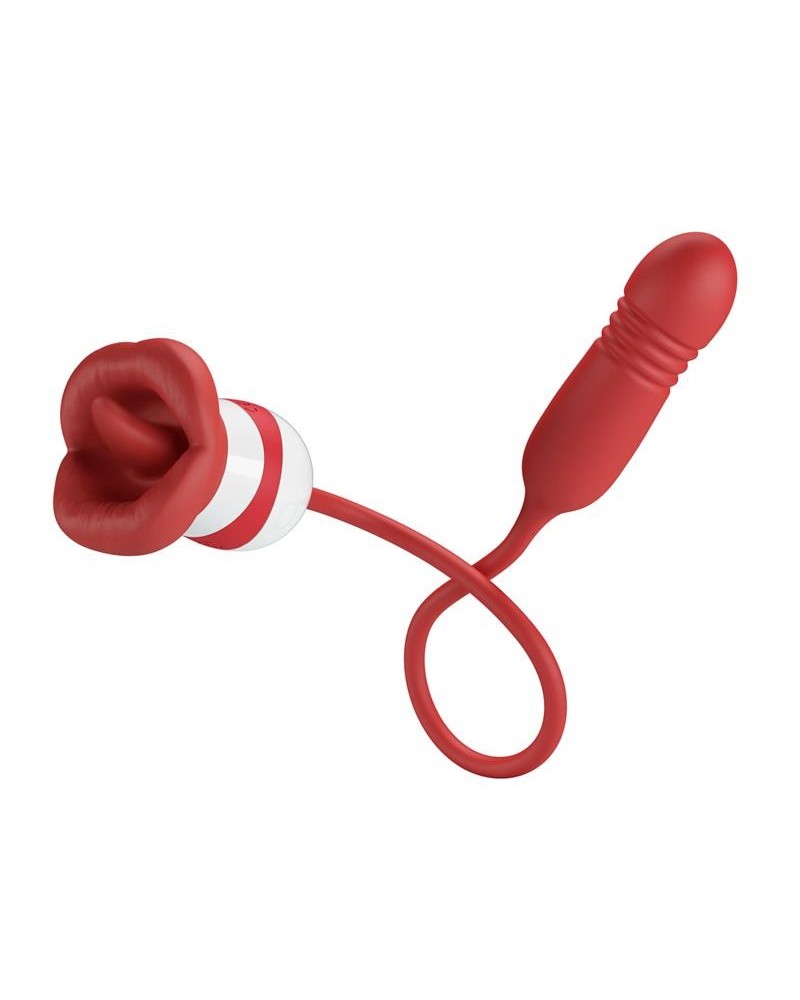 mouth vibrator with licking and thrusting ashlyn