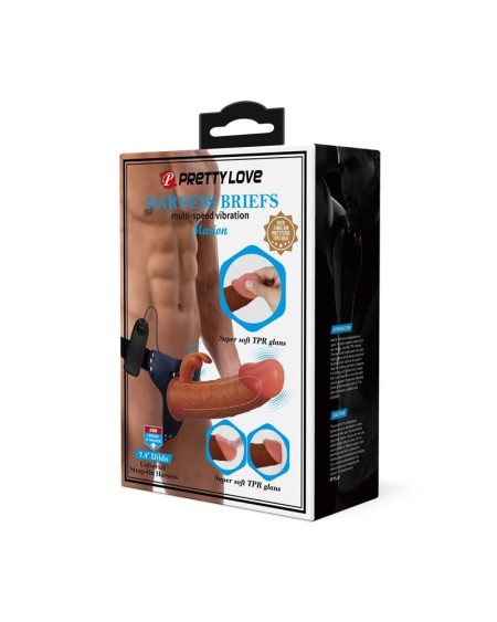 hollow strap-on dildo with vibration 7.4 mavion