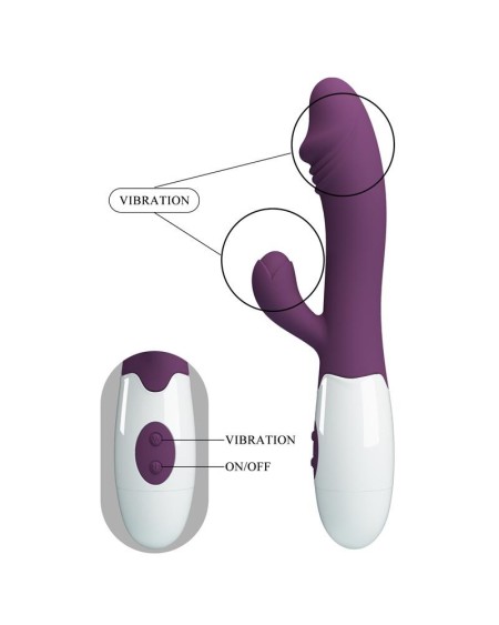 vibrator snappy 30 functions violet
