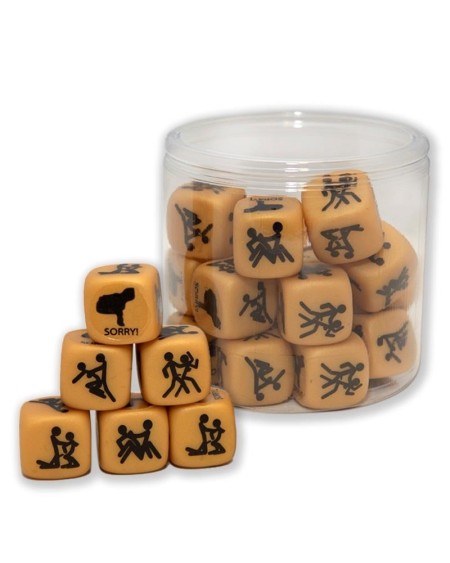 rubber rigide dice gold edition hetero version 1 die
