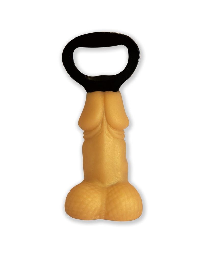 gold edition penis-shaped bottle opener