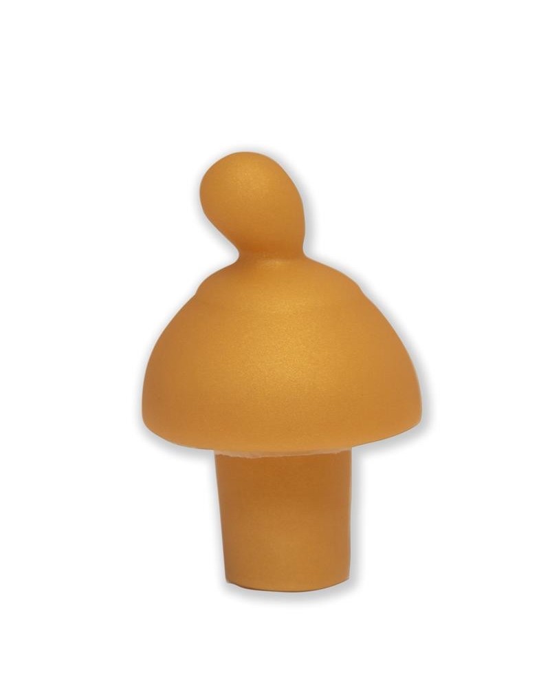 gold edition breast-shaped bottle stopper