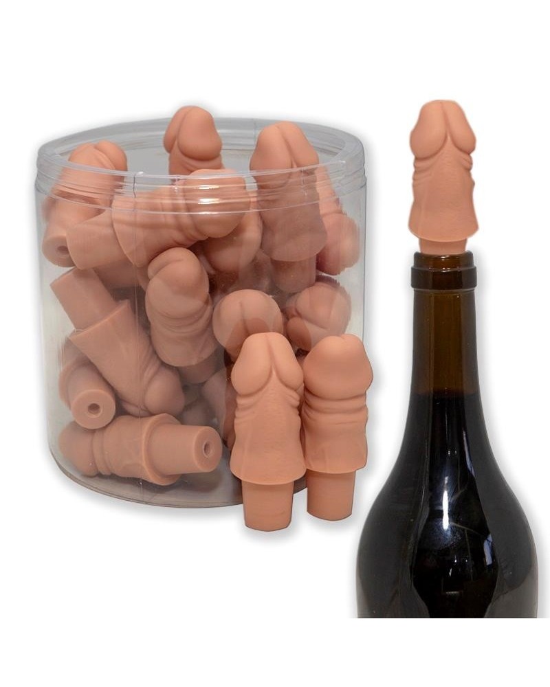 wine penis-shaped bottle stopper 1 ud