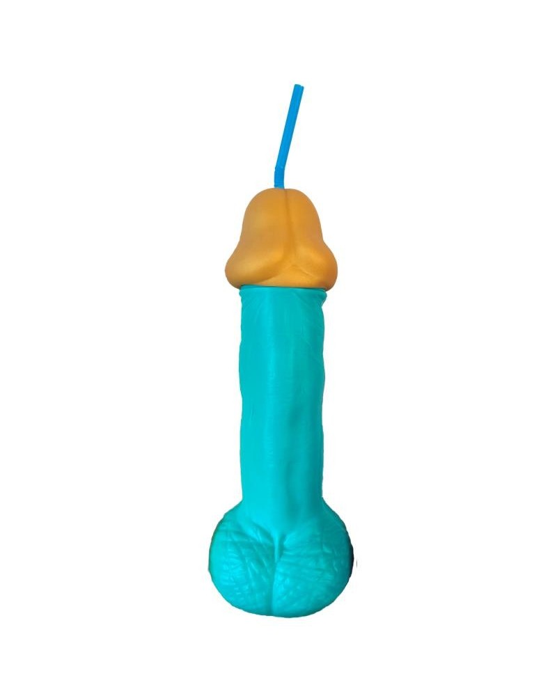 penis-shaped cup blue 500 ml