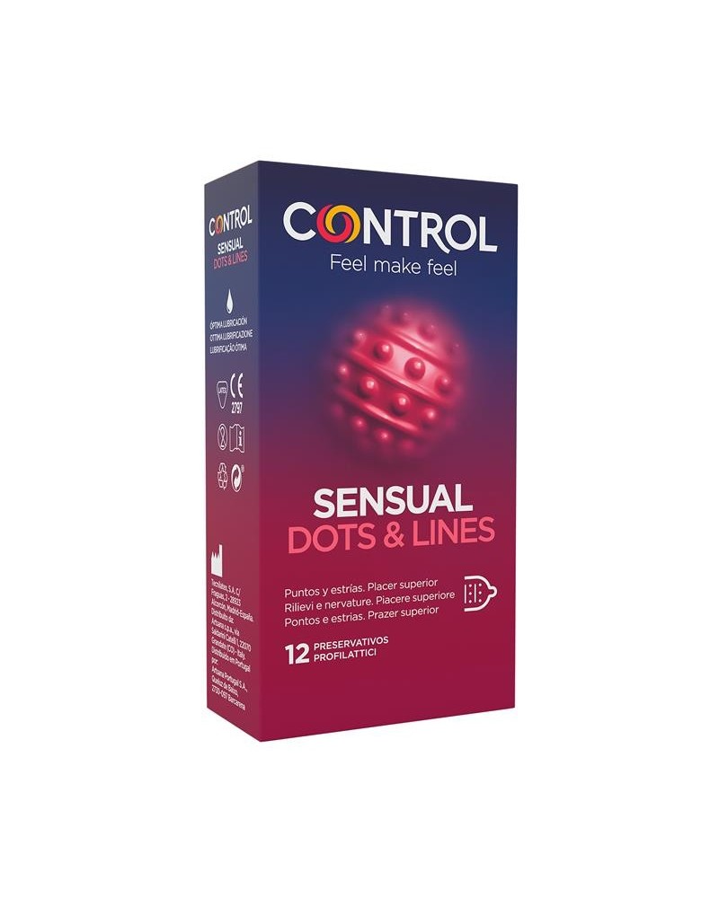 sensual dots lines 12 uds