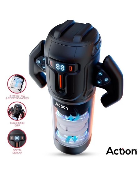 zyon advance automatic thrusting and rotating masturbator