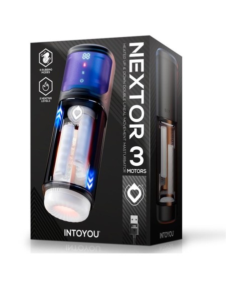 nextor advanced automatic masturbator with rubbing and heat function