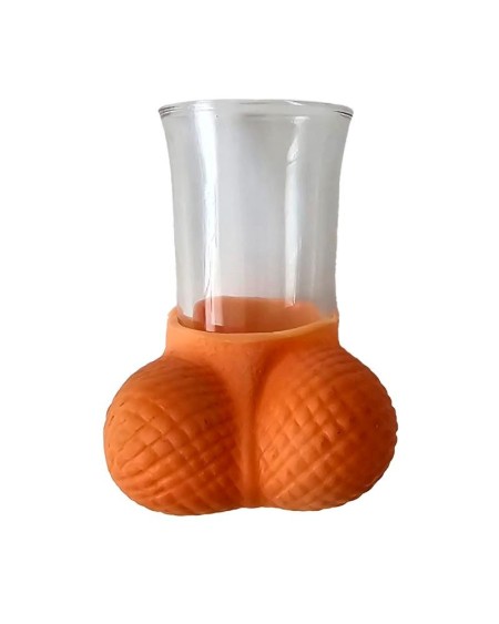 glass shot with balls