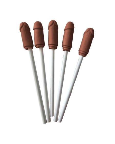 5 pens with penis tip