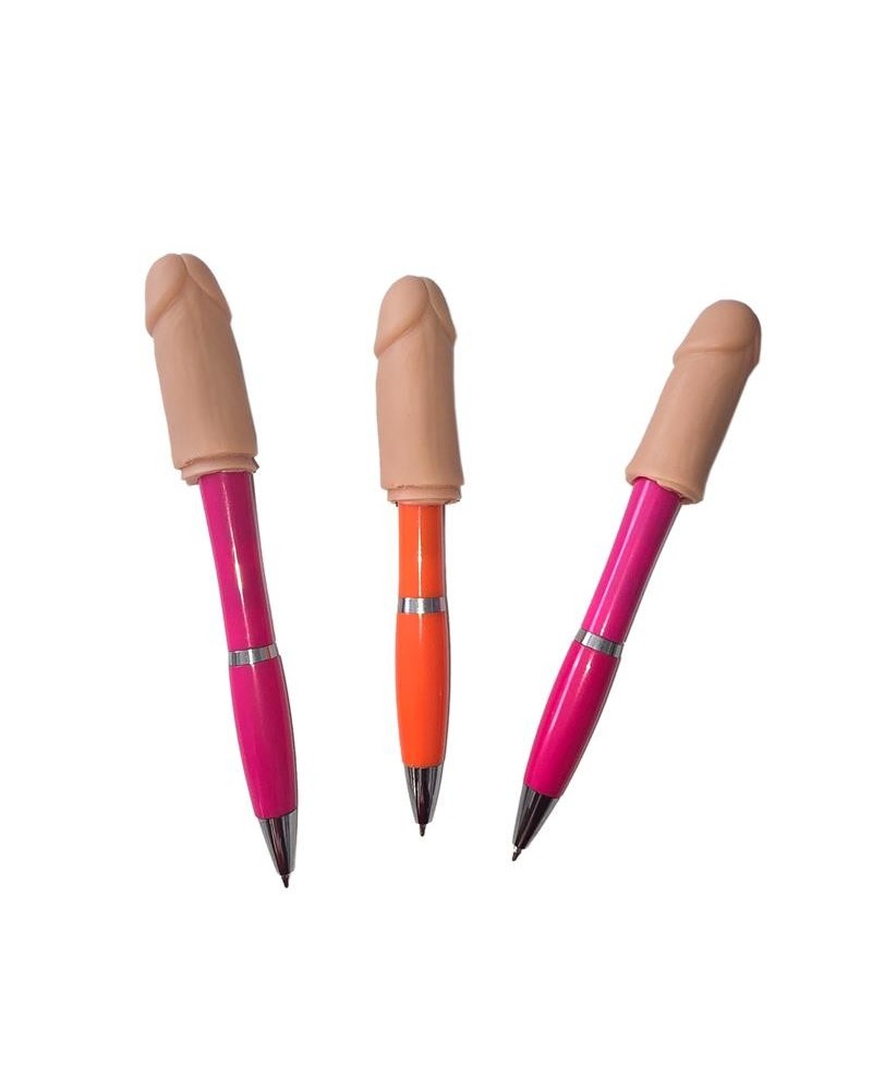 3 penis shaped pens