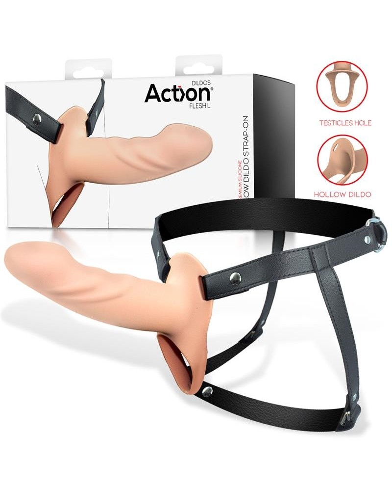 strap-on with hollow dildo premium silicone size l chair