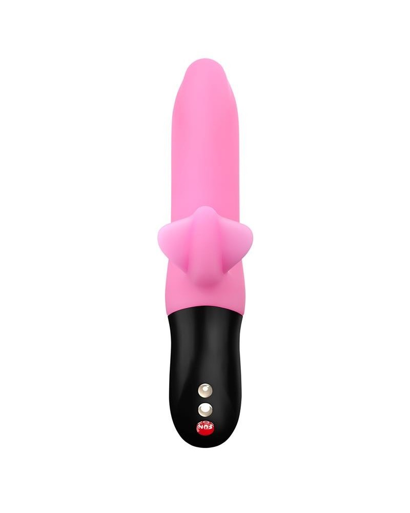 vibrator with thrusting bi stronic fusion candy rose