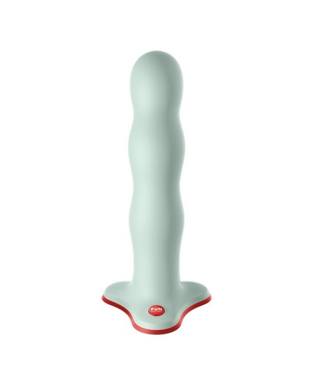 bouncer dildo with internal beads sage green