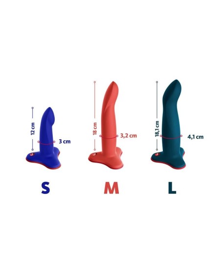 limba flex dildo size m flashy coral
